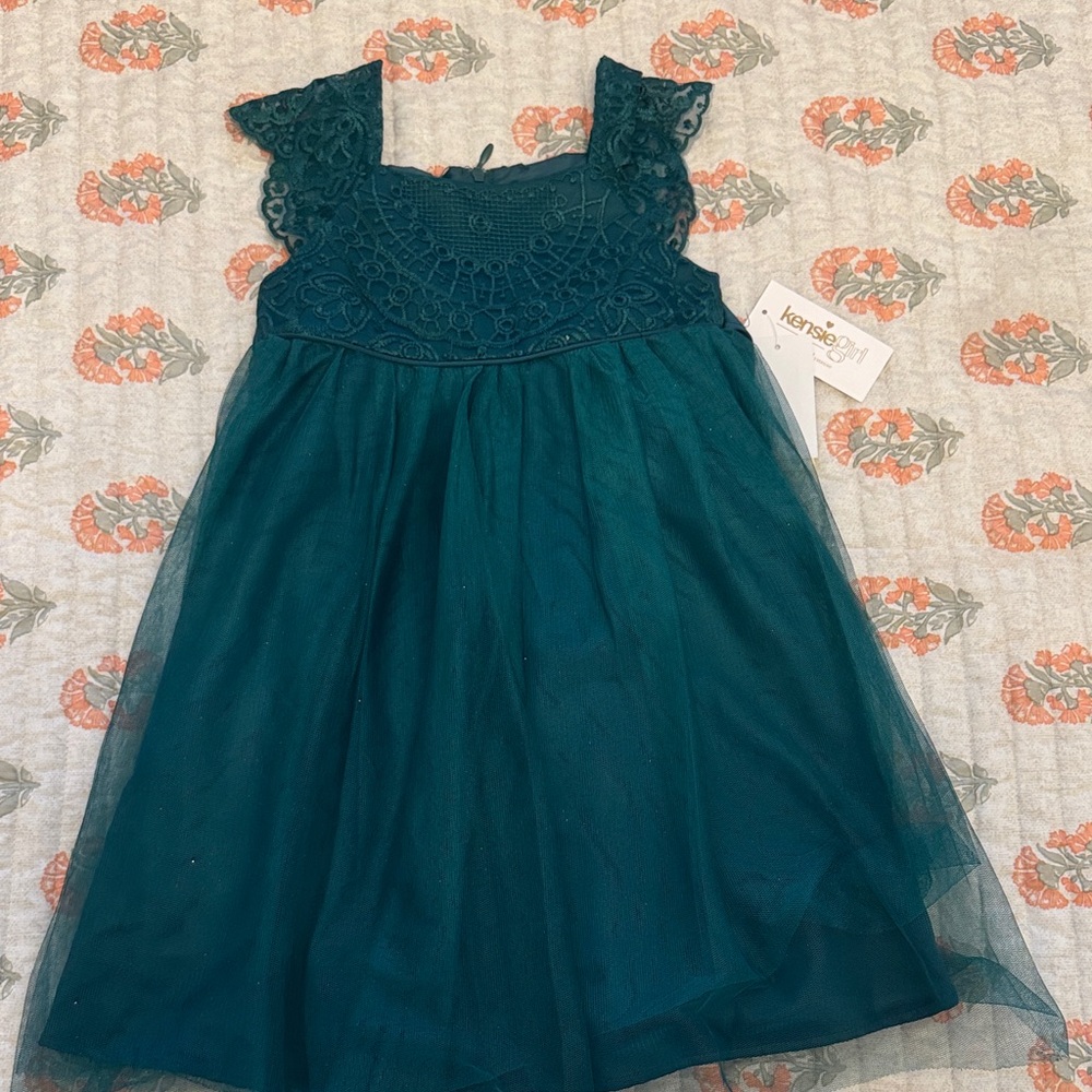 Kenzo Elegant Teal Kids Dress